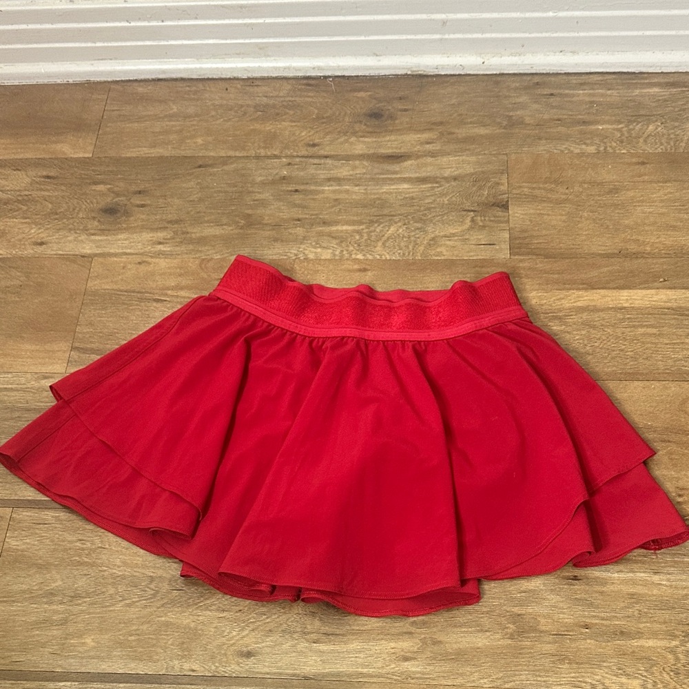 Red Women's Skirt Lululemon size 4